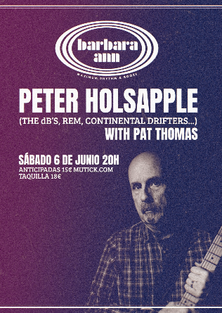 Peter Holsapple (USA) + Pat Thomas en Barcelona