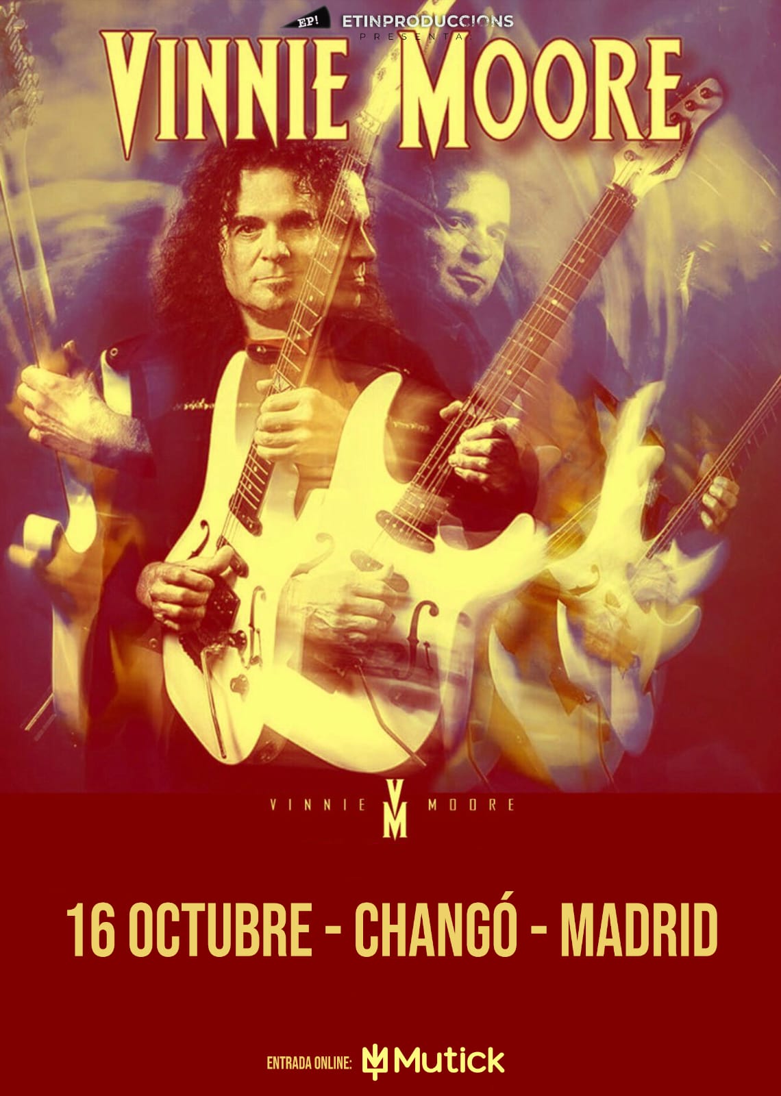 VINNIE MOORE (USA) en Madrid - Mutick