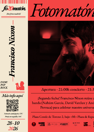 FRANCISCO NIXON en Madrid 20 aniversario Fotomaton 2ª fecha