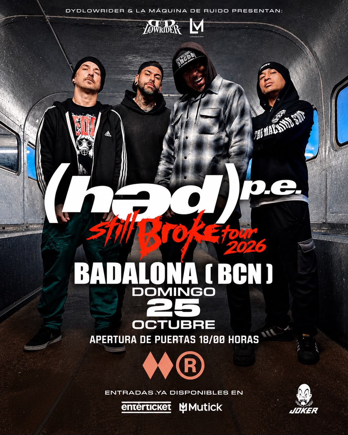 (hed) p.e (USA) en Badalona - Barcelona - Mutick