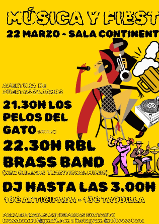 RBL BrassBand + Los Pelos del Gato en Barcelona