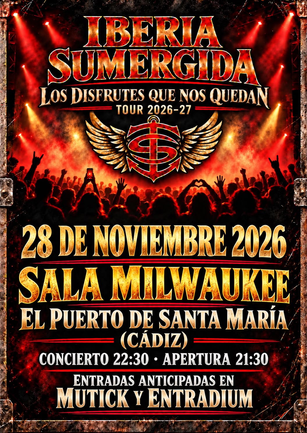 IBERIA SUMERGIDA - Tributo a Héroes del Silencio en Puerto Santa Maria - Mutick