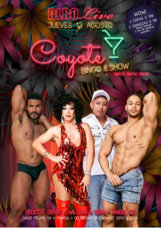 COYOTE BINGO & SHOW! - 13 AGOSTO 2026 
