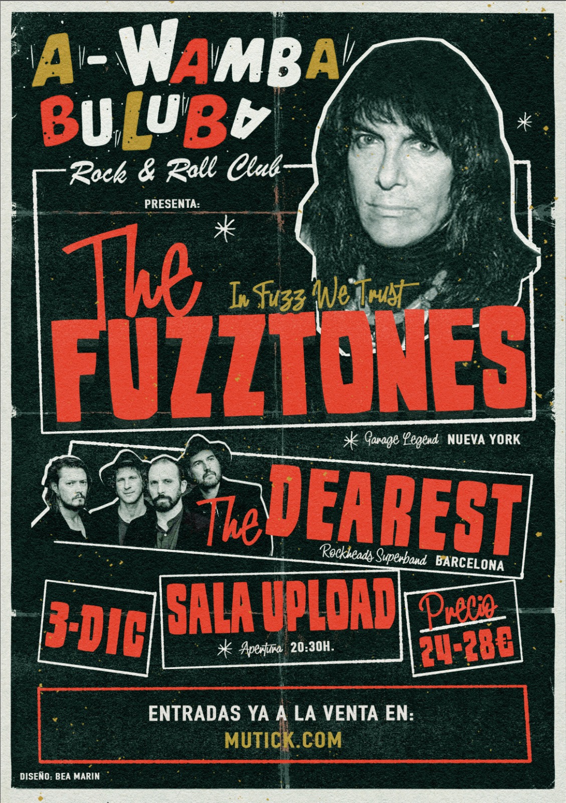 The FUZZTONES (USA) en Barcelona - Mutick