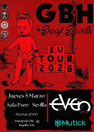 GBH + Deaf Devils en Sevilla