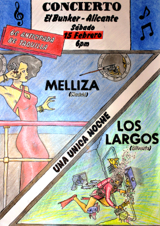 MELLIZA + LOS LARGOS en Alicante