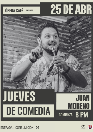 Noche de Comedia con Juan Moreno en Oviedo
