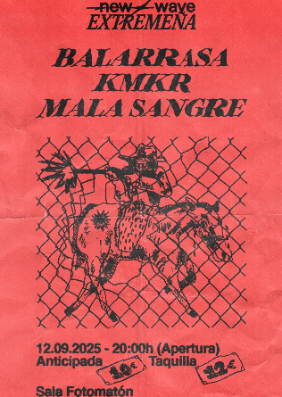 MALA SANGRE + KMKR + BALARRASA en Madrid
