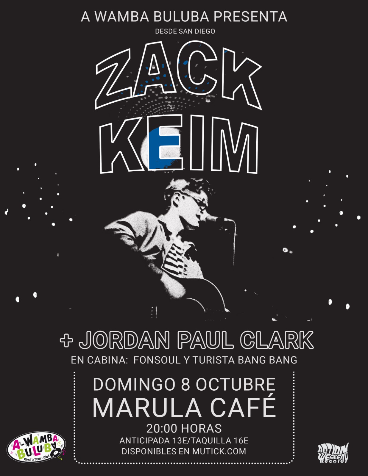 ZACK KEIM + Jordan Paul Clark en Barcelona - Mutick