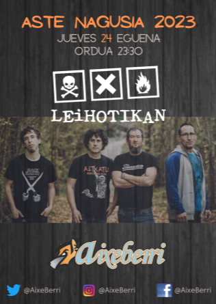 LEIHOTIKAN - txosna Aixeberri Konpartsa