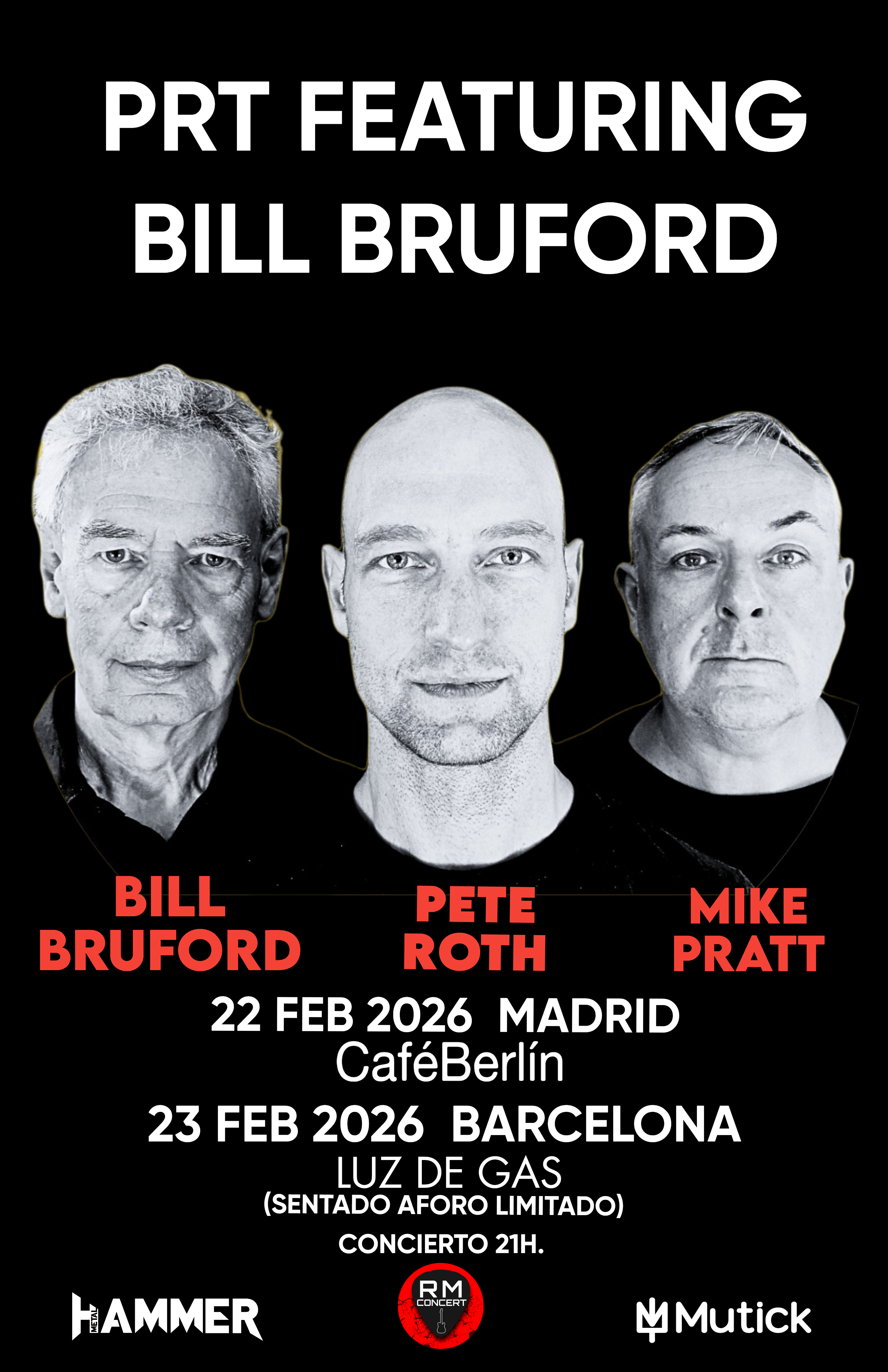 Pete Roth Trio feat Bill Bruford en Madrid - Mutick