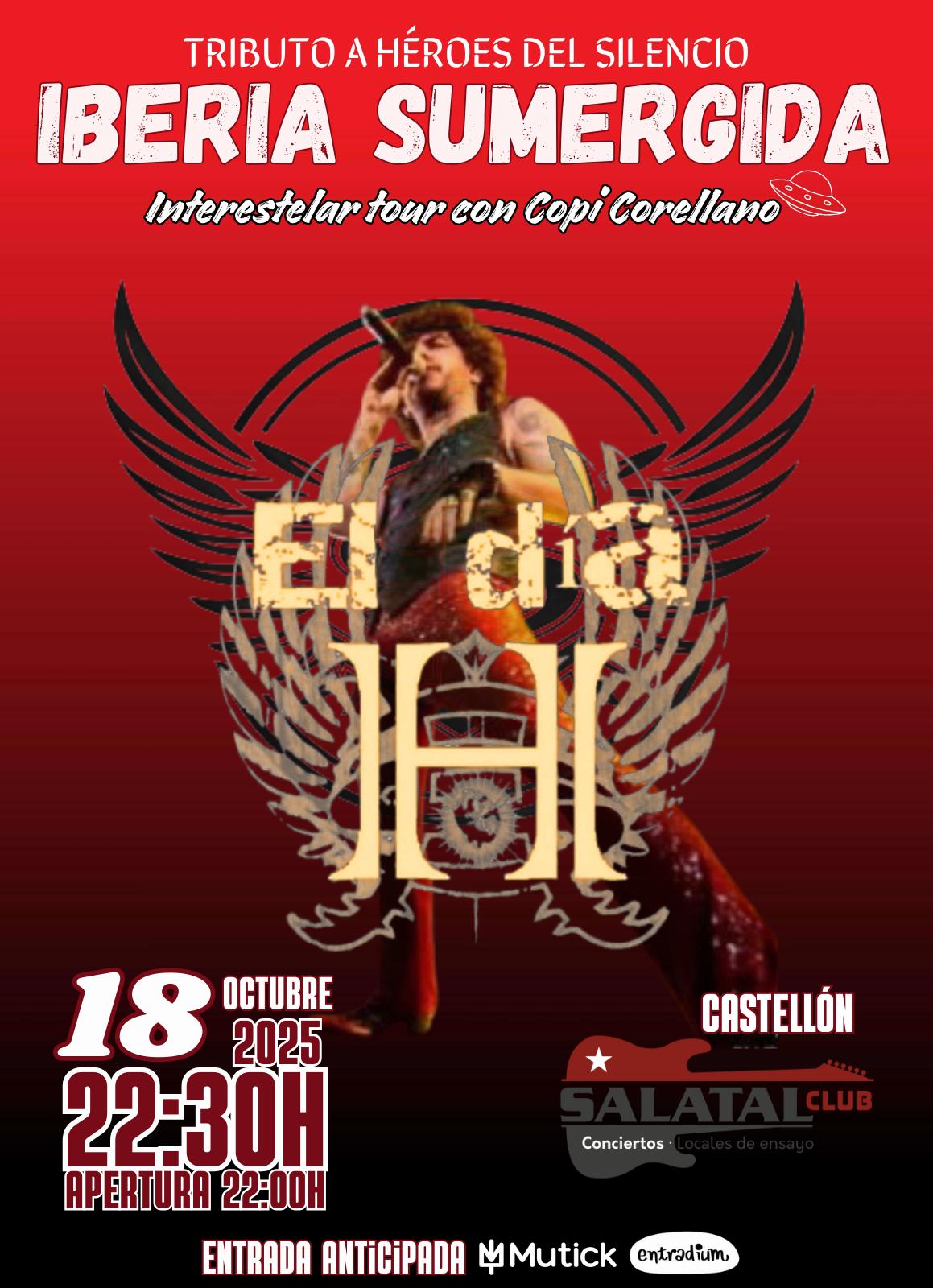 IBERIA SUMERGIDA - Tributo a Héroes del Silencio en Castellón - Mutick