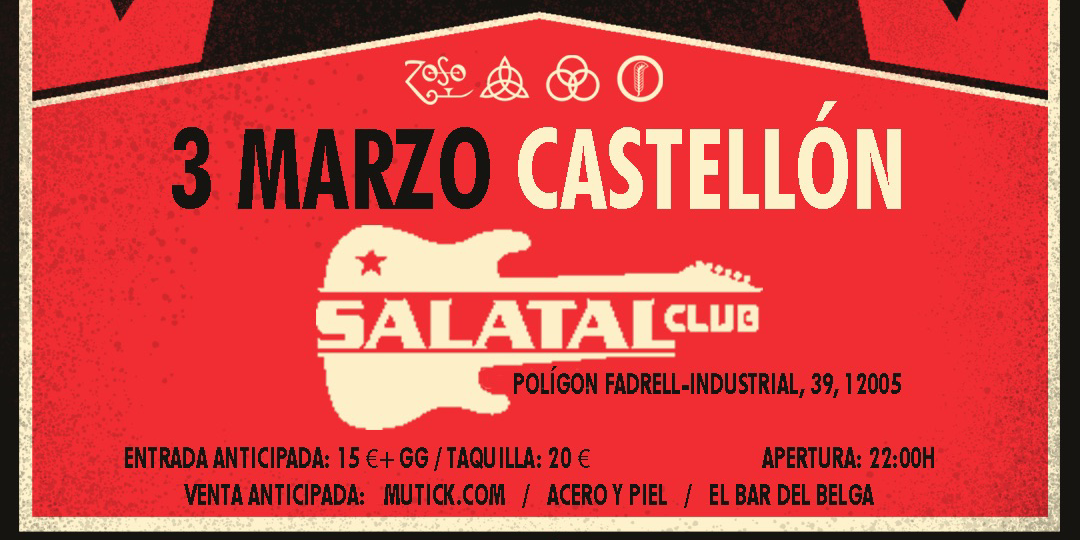 Whole Lotta Band - Led Zeppelin Live Experience en Castellón