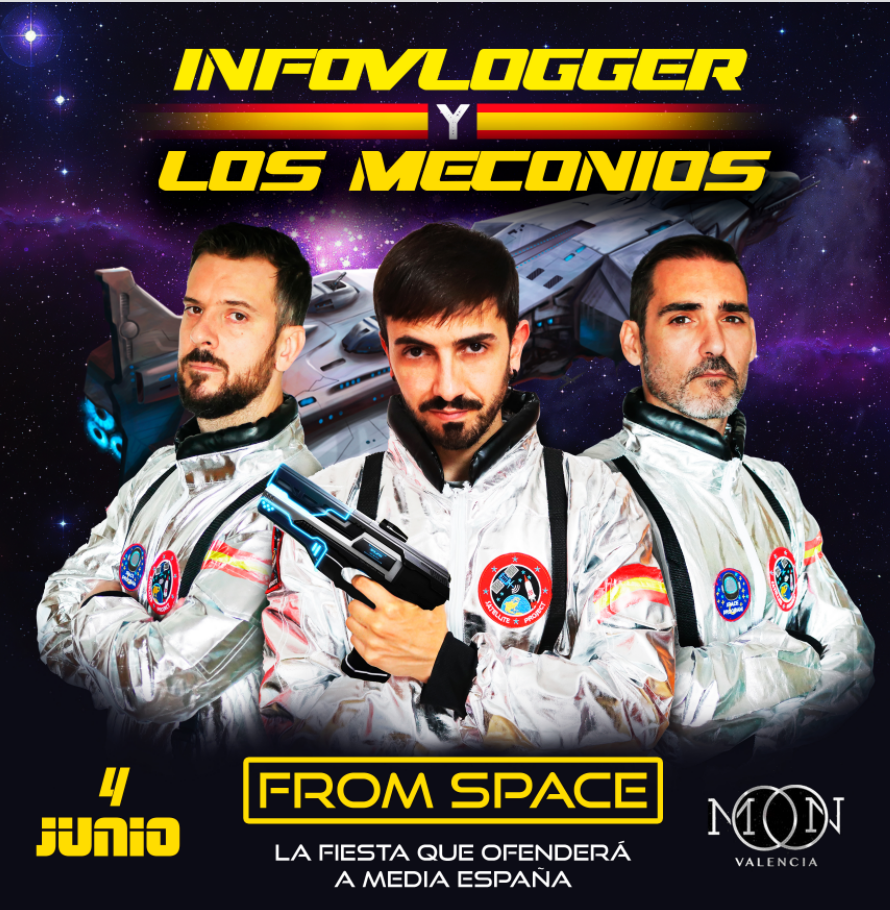 InfoVlogger Y Los Meconios From Space en Valencia