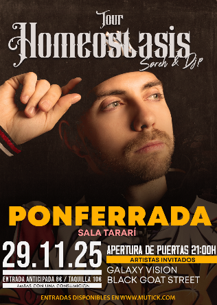 SOREH + DJ P + GALAXY VISION + BLACK GOAT STREET en Ponferrada