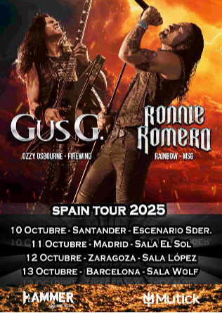 GUS G. + Ronnie Romero en Escenario Santander - Cantabria