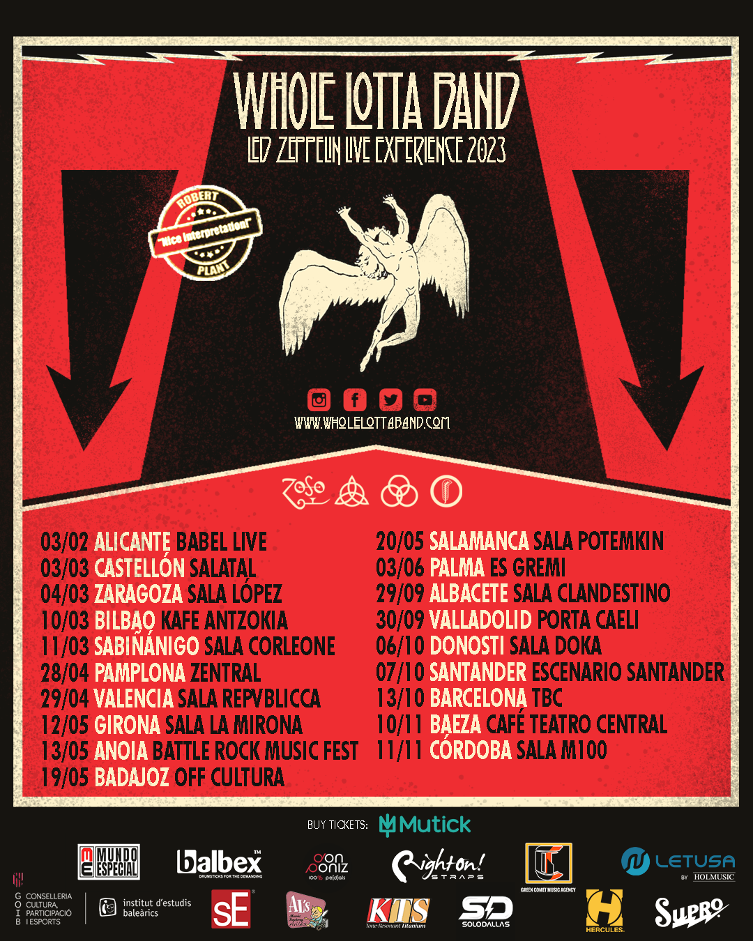 Whole Lotta Band - Led Zeppelin Live Experience en Donosti - Mutick