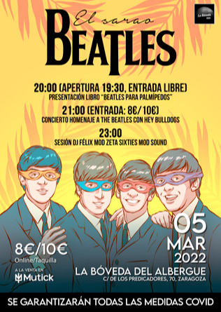HEY BULLDOGS tocan en el Sarao Beatles en Zaragoza