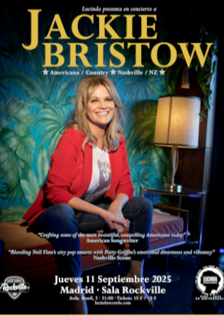 JACKIE BRISTOW (Nashville / NZ) en Madrid