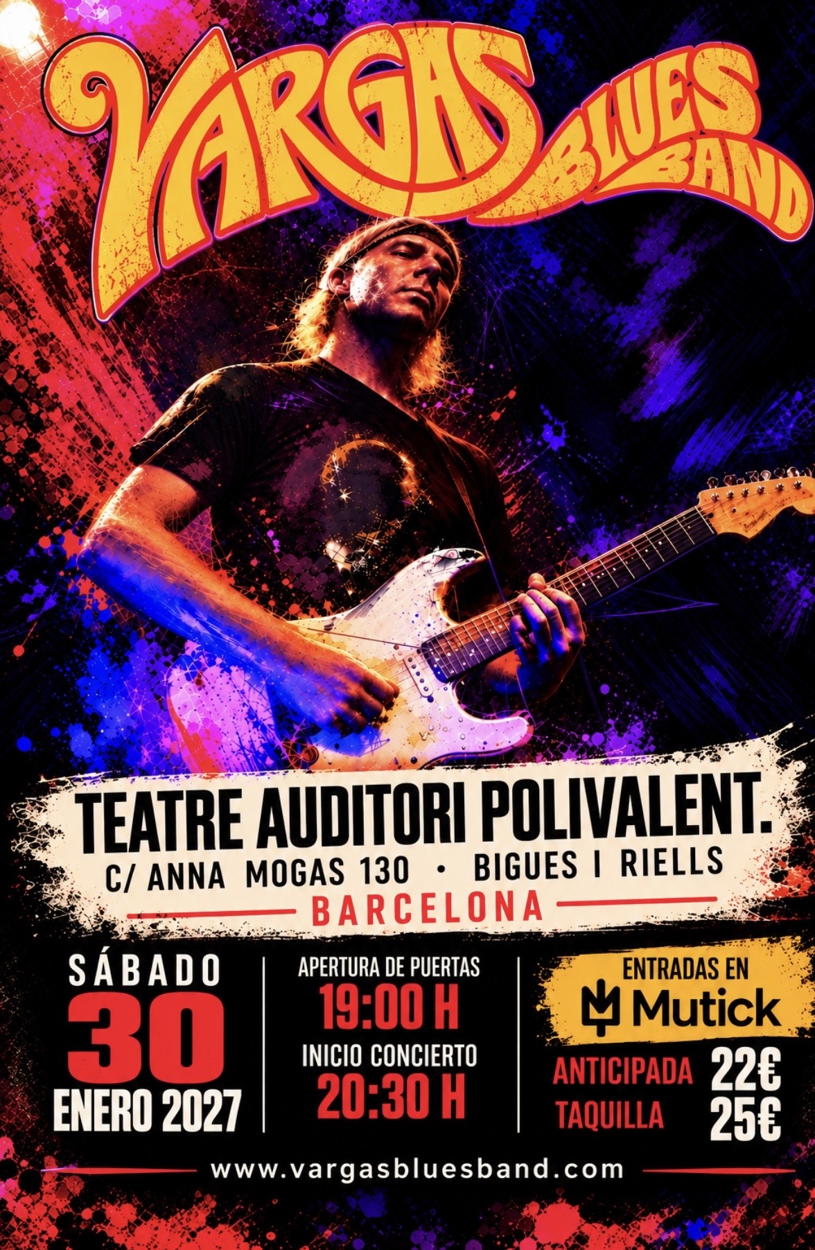 VARGAS BLUES BAND en Barcelona - Mutick