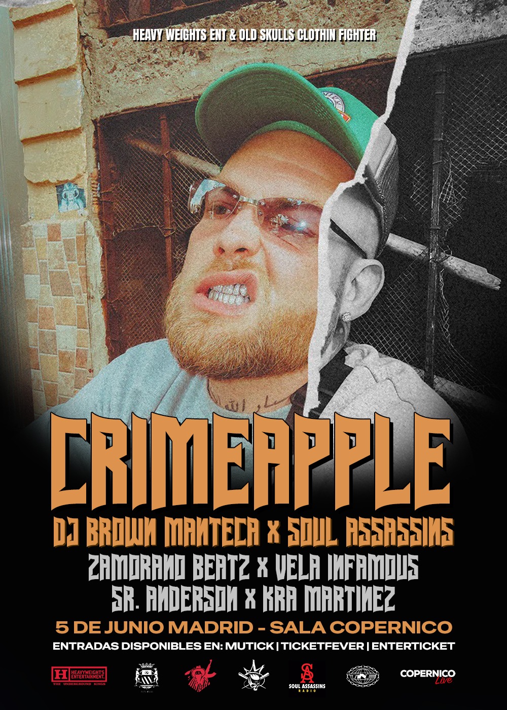 CRIMEAPPLE (USA) + DJ BROWN (USA) en Madrid - Mutick