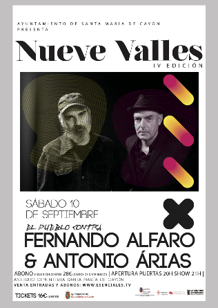 NUEVE VALLES presenta FERNANDO ALFARO & ANTONIO ARIAS en María de Cayón