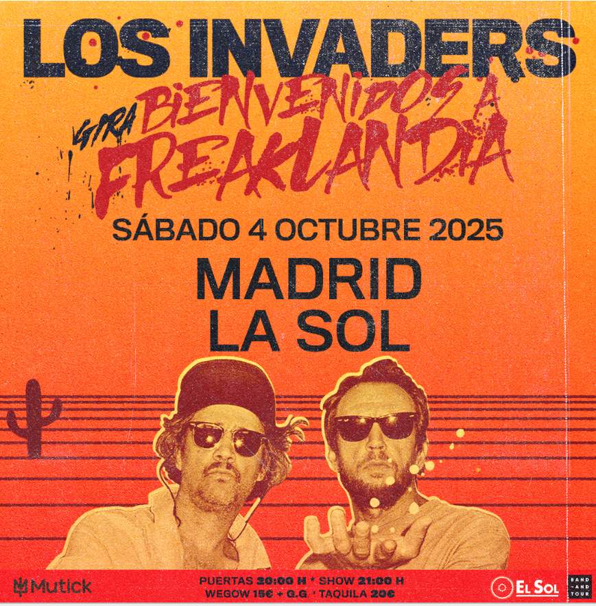 LOS INVADERS en Madrid - Mutick