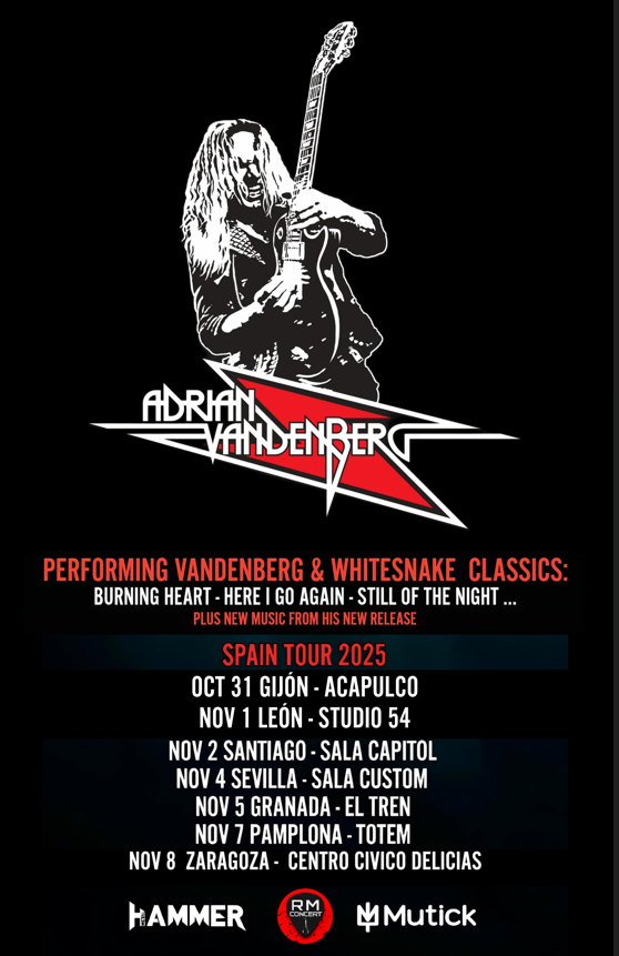 ADRIAN VANDENBERG en León - Mutick
