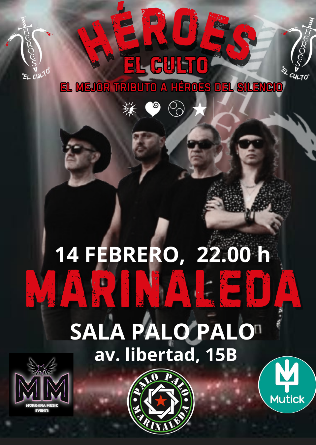 HÉROES EL CULTO + NI BLUES NI BAND en Marinaleda - Sevilla