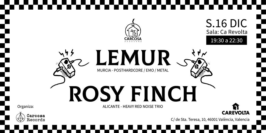 Lemur + Rosy Finch (Carcosa Sessions) en Valencia 