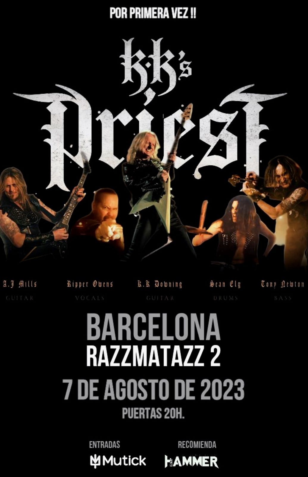 KK´s PRIEST en Barcelona - Mutick