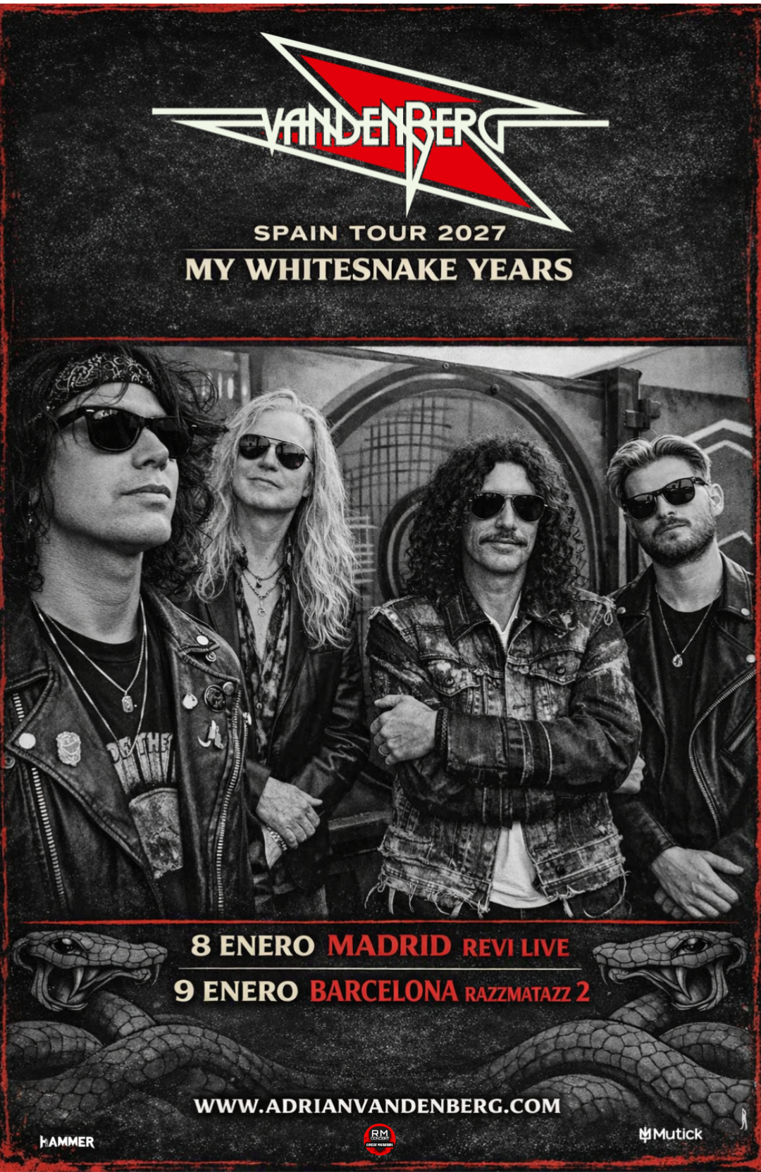 ADRIAN VANDENBERG en Madrid - Mutick