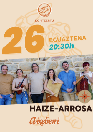 Concierto de HAIZE-ARROSA