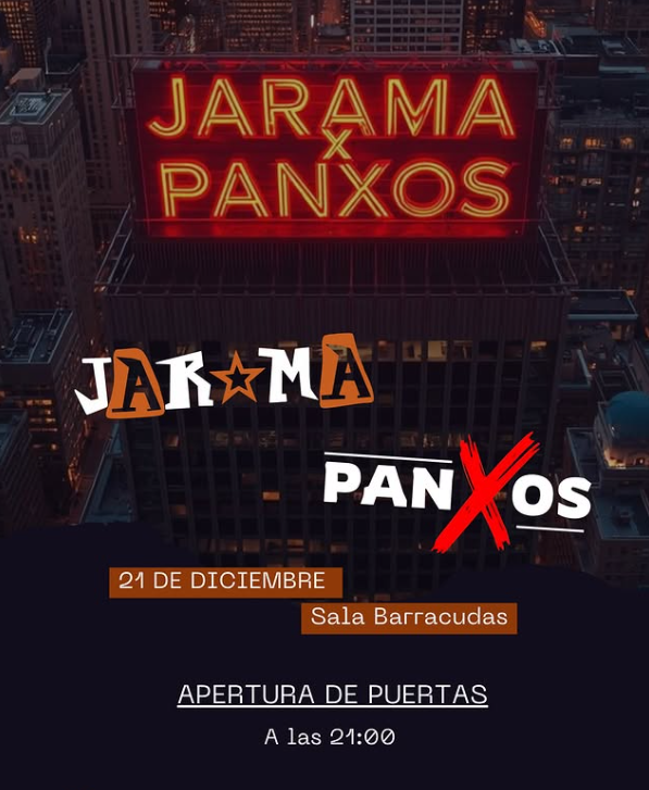 JARAMA + PANXOS en Madrid - AGOTADAS - Mutick