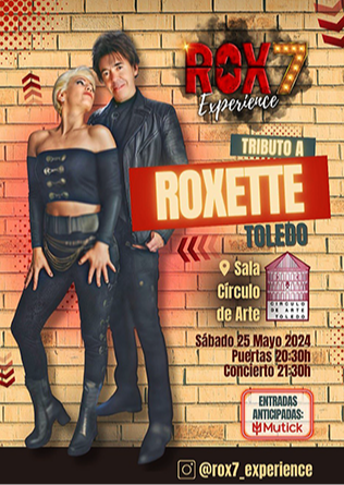 ROX7 presentan Tributo ROXETTE en Toledo
