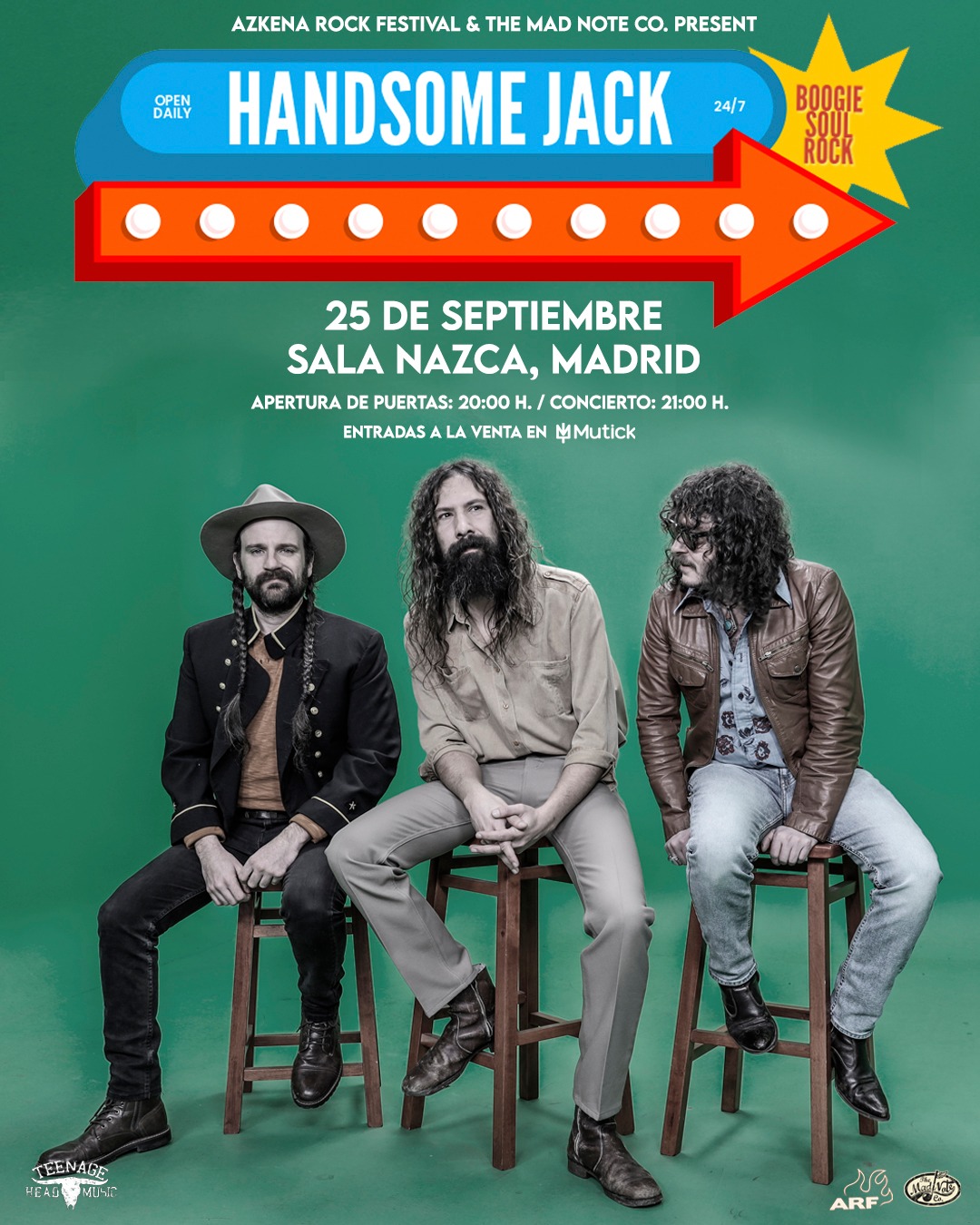 HANDSOME JACK (USA) en Madrid - Mutick