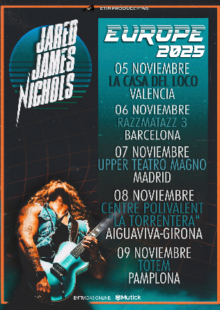 JARED JAMES NICHOLS EN BARCELONA