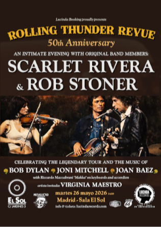 SCARLET RIVERA & ROB STONER (USA) en Madrid