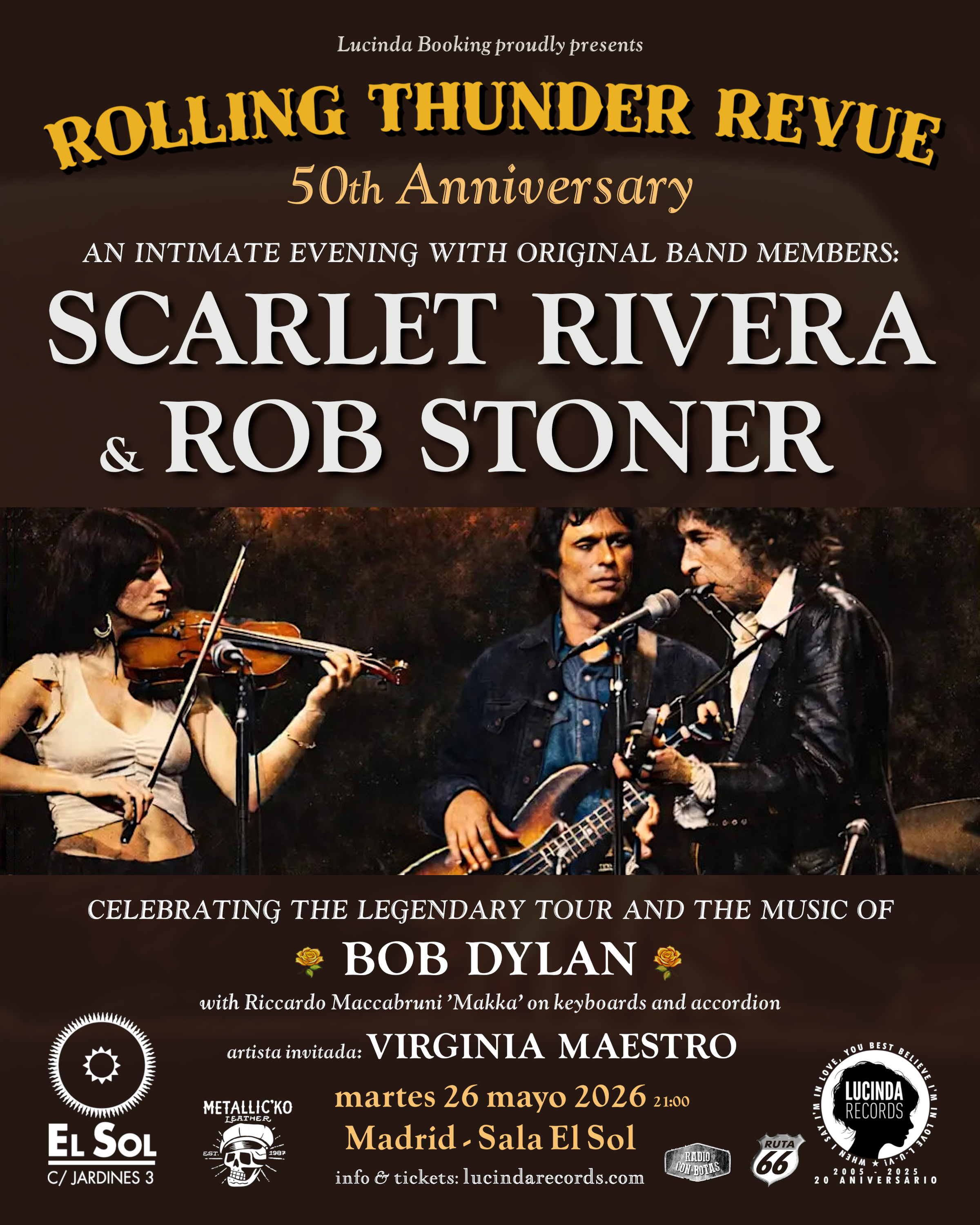 SCARLET RIVERA & ROB STONER (USA) en Madrid - Mutick