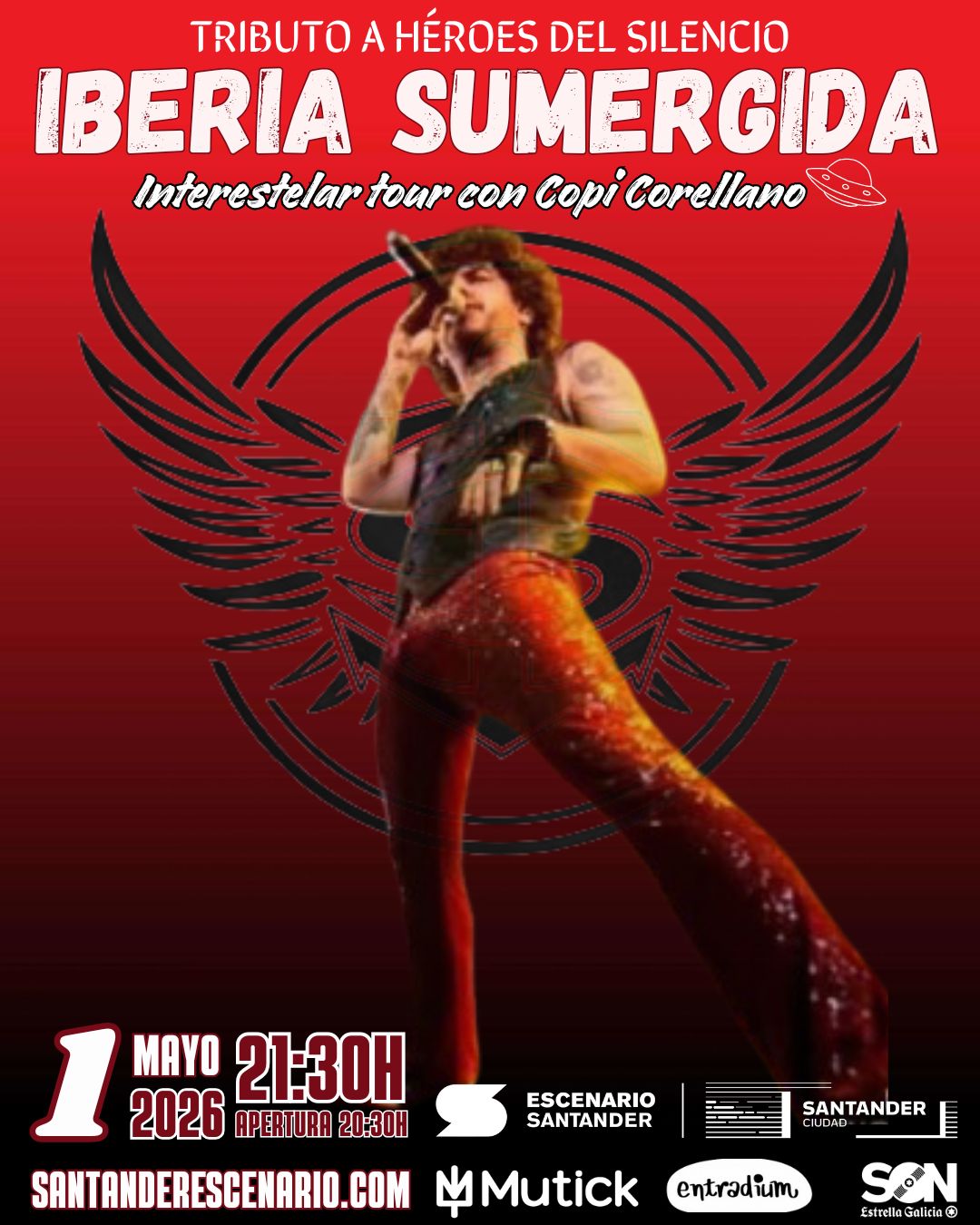 IBERIA SUMERGIDA - Tributo a Héroes del Silencio en Santander - Mutick