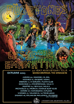 The FUZZTONES (USA) + The Smoggers en Madrid