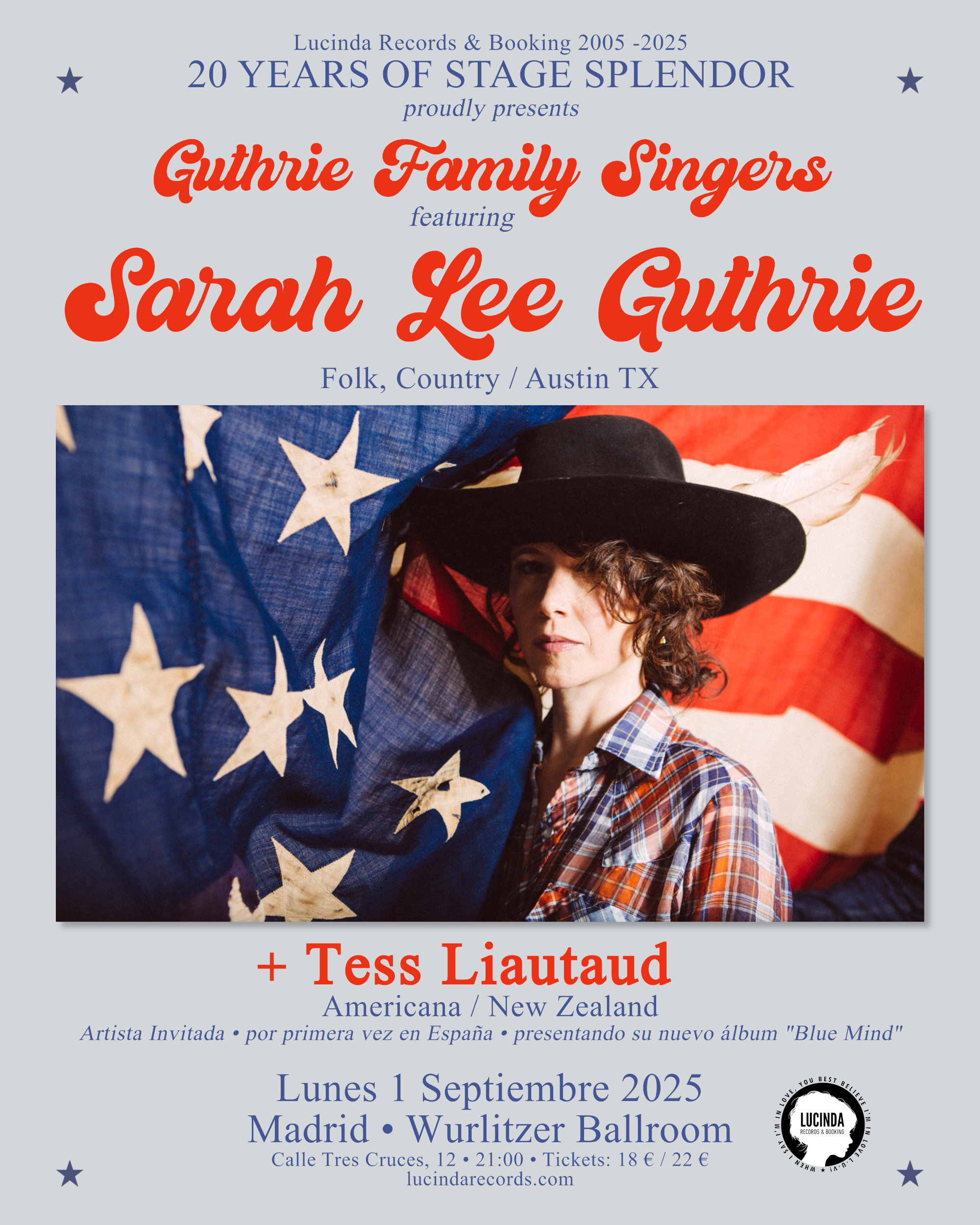 SARAH LEE GUTHRIE (USA) + TESS LIAUTAUD (NZ) en Madrid - Mutick