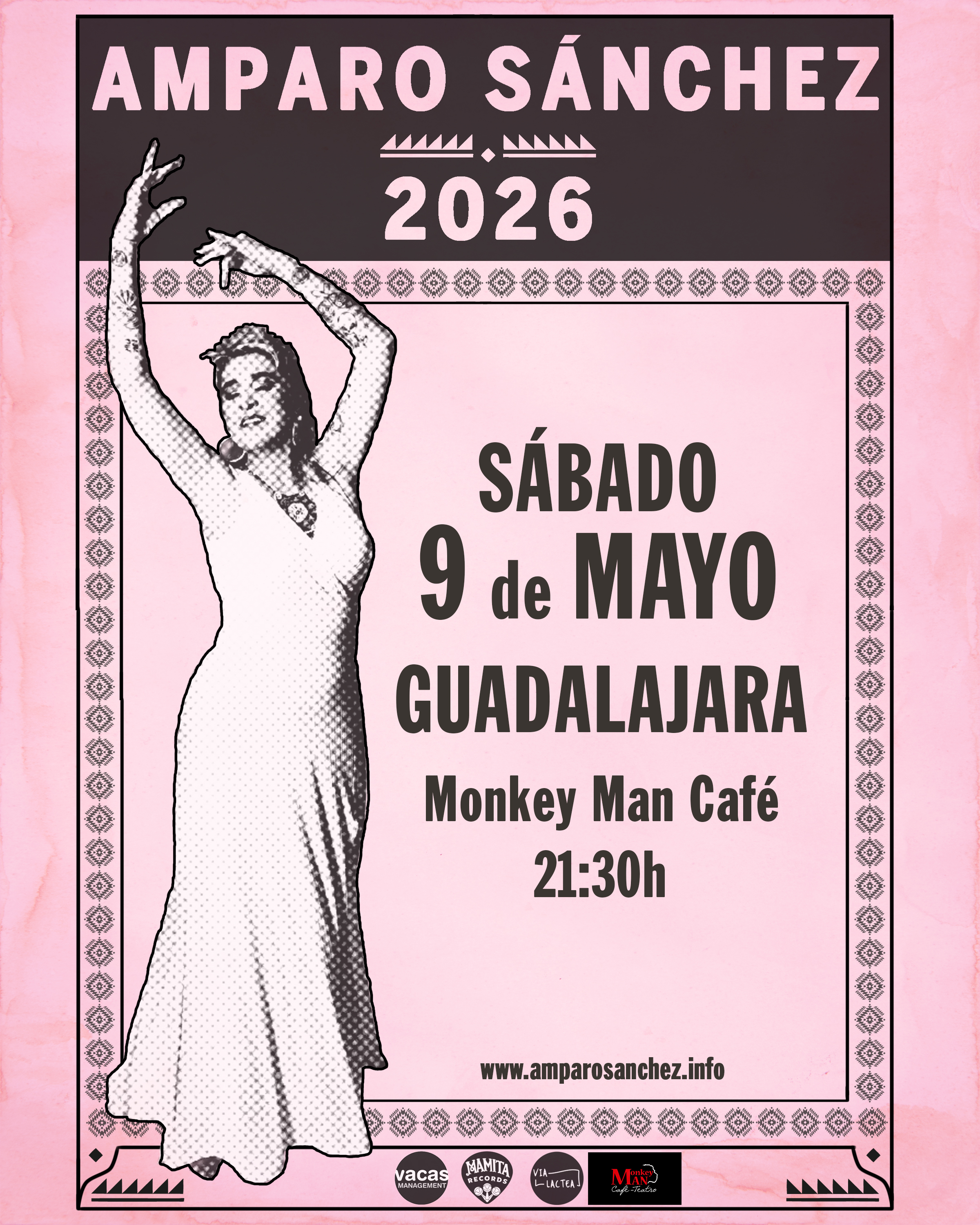 AMPARO SANCHEZ en GUADALAJARA Monkey Man Café - Mutick