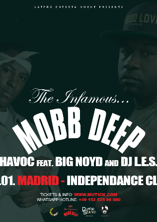 MOBB DEEP (USA) feat. Havoc, Big Noyd & DJ L.E.S en Madrid