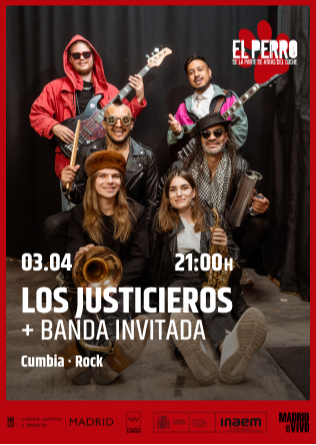 LOS JUSTICIEROS + BANDA - El Perro club - Madrid