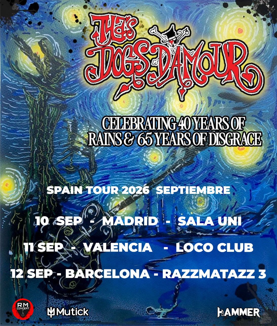 TYLA&acute;S DOGS D&acute;AMOUR en Madrid - Mutick