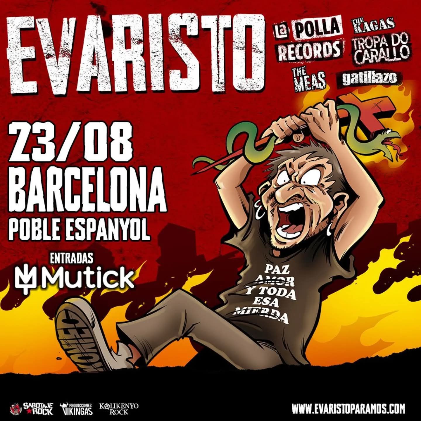 EVARISTO + invitados en BARCELONA - Mutick
