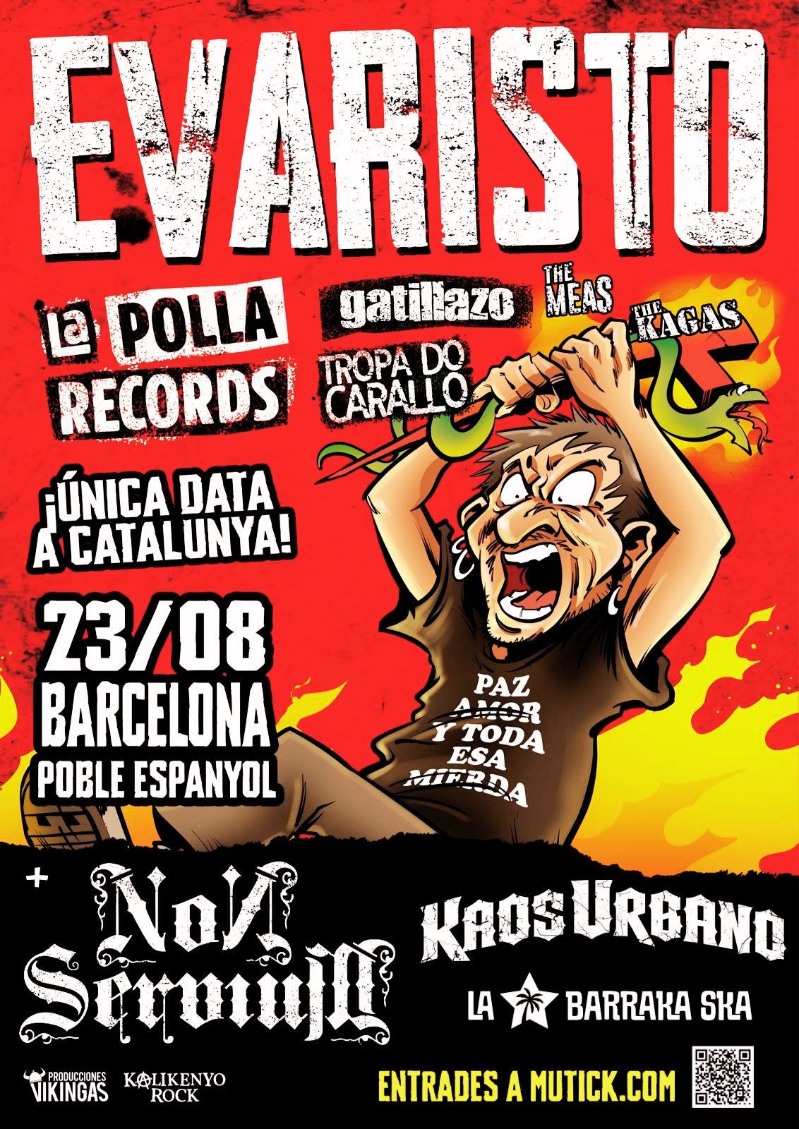 EVARISTO + invitados en BARCELONA  - Mutick