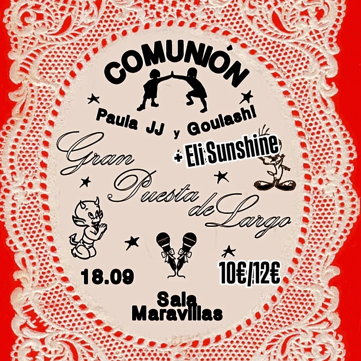Comunión + Eli Sunshine en Madrid - Mutick