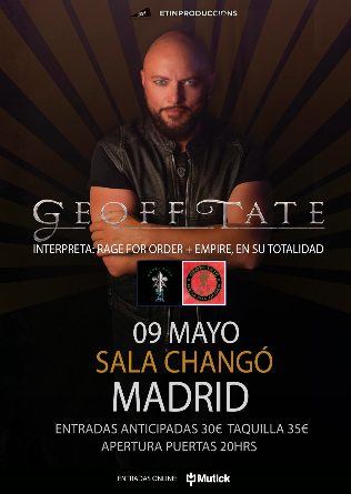 GEOFF TATE + Artistas invitados en Madrid
